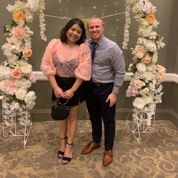 ZARA | Sheer organza cropped blouse - Picture 2 of 6